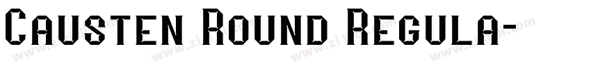Causten Round Regula字体转换